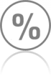 Icono de porcentaje representando calculo de nomina e impuestos